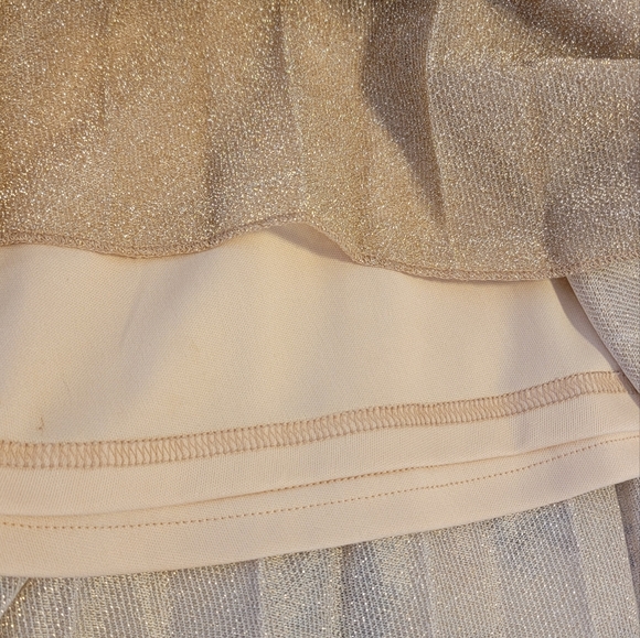 Plus size Glitter Pleated Dress Long 3XL - Picture 9 of 12